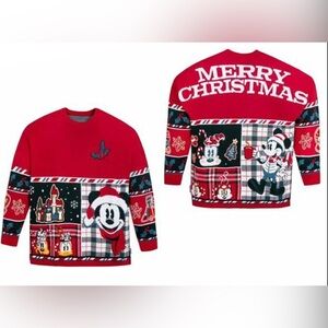 Mickey Mouse and Friends Holiday Sweater size Junior Large
